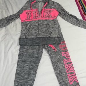 Victoria Secret/Pink hoodie & jogger pants